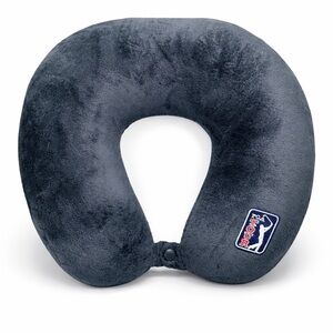 PGA TOUR Dark Gray Plush U-Shaped Travel Neck Pillow